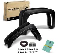 YHTAUTO OE Factory Style Fender Flares di ricambio per Chevy Silverado 1500 2007-2013, Silverado 2500HD/3500HD 2007-2014, 6,5 e 2,4 m lungo letto, nero lucido ruota flare protezione, set di 4