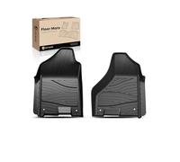 YHTAUTO Tappetini di Ricambio Automobile per Dodge Ram 1500 a Cabina Doppia 2009-2018 e Ram 1500 Classic Cabina Doppia 2019-2022 Tutte le Stagioni, fodere in TPE su Misura per sedile Anteriore