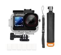 YHTSPORT Set di accessori per immersioni Osmo Action, custodia impermeabile per DJI Osmo Action 6 + maniglia galleggiante + morsetto a montaggio rapido
