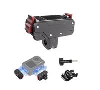 YHTSPORT Supporto magnetico per DJI Osmo Action 5 Pro/Action 4/Action 3, adattatore magnetico a sgancio rapido, accessorio per Osmo Action 5 Pro/4/3/Osmo 360 con interfaccia pieghevole