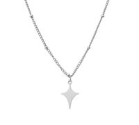 YHVLSOLHU Catena a clavicola a quattro punte a stella Collana semplice e regolabile Regalo gioielli Meaningful & Hope