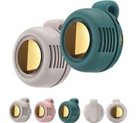 YHWABOICE Ventilatore portatile ricaricabile, silenzioso, mini ventole a vortice per ventaglio con clip in vita, 3 velocità, a mani libere, da appendere alla vita, senza lama (2 pezzi-B)