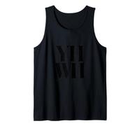 YHWH - Design con Scritta in Lingua Inglese The Name Above all Names Christian Faith Canotta