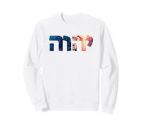 YHWH Leone di Giuda: Tetragramma Nome ebraico di Dio Yahweh Felpa