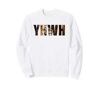 YHWH Leone di Giuda: Tetragramma Nome ebraico di Dio Yahweh Felpa