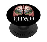YHWH Ogni respiro parla il suo nome Yahweh PopSockets PopGrip Adesivo