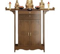 YHWKGZ Altare Personale for Buddha,Mobiletto Cinese,Tavolo for Meditazione E Preghiera,Tavolo for Meditazione E Altare Con Contenitore,Mobiletto for Altare Buddista for Piccoli Spazi(Height140cm/55.1i