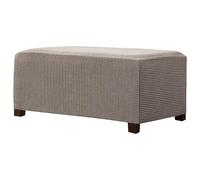 YHWW Fodera per Ottomano/Copri Pouf Rettangolare/Quadrato/Rotondo Elasticizzato Jacquard Spandex Copertura Dell'Ottomano Tinta Unita Copri Poggiapiedi Divano Lavabile (Color : #33)
