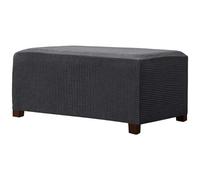 YHWW Fodera per Ottomano/Copri Pouf Rettangolare/Quadrato/Rotondo Elasticizzato Jacquard Spandex Copertura Dell'Ottomano Tinta Unita Copri Poggiapiedi Divano Lavabile (Color : #26)