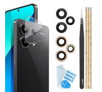 YHX-OU 2 Lenti per Fotocamera in Vetro di Ricambio per Xiaomi Redmi Note 13 4G Vetro Fotocamera Posteriore + 2 Pezzi per Xiaomi Redmi Note 13 4G Fotocamera Pellicola Protettiva Protezione Fotocamera