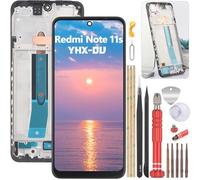 YHX-OU 6.43'' Incell Display LCD with Telaio per Xiaomi Redmi Note 11S 2201117SG 2201117SI LCD Schermo Touch Screen Digitizer Assemblea E Strumenti di Installazione