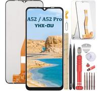 YHX-OU 6.52'' Nero Schermo per Blackview A52 PRO A52 LCD Display Touch Screen Completo Digitizer Ricambio Assembly con Utensili Inclusi + Vetro temperato