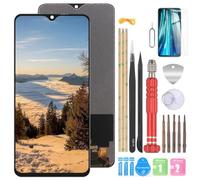 YHX-OU 6.53" per Xiaomi Redmi Note 8 PRO di Riparazione e Sostituzione LCD Display Touch Screen Digitizer con Utensili Inclusi+1 Pezzo Vetro temperato(Nero)[Non per Redmi Note 8 Note 8T]