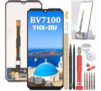 YHX-OU 6.58" Nero Display per Blackview BV7100 LCD Schermo Touch Screen Digitizer Assemblea E Strumenti di Installazione