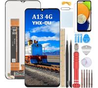 YHX-OU 6.6" Nero Schermo per Samsung Galaxy A13 4G SM-A137F SM-A135F Riparazione e Sostituzione LCD Display Touch Screen Digitizer con Utensili Inclusi + 1 Pezzo Vetro temperato