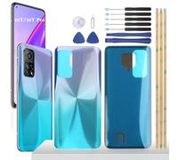 YHX-OU 6.67'' Blu Copribatteria per Xiaomi Mi 10T 5G M2007J3SY Mi 10T Pro 5G M2007J3S M2007J17C Cover posteriore posteriore posteriore Set di riparazione + attrezzi
