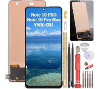 YHX-OU 6.67" LCD Display per Xiaomi Redmi Note 10 PRO 4G/Redmi Note 11 PRO+ 5G Schermo Touch Screen Digitizer Assemblea E Strumenti di Installazione(Nero)