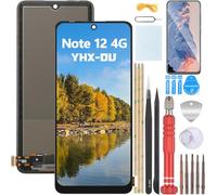 YHX-OU 6.67" Nero Display per Xiaomi Redmi Note 12 4G 23021RAAEG 23021RAA2Y 23027RAD4I 23028RA60L LCD Schermo Touch Screen Digitizer Assemblea E Strumenti di Installazione+1 Pezzo Vetro temperato