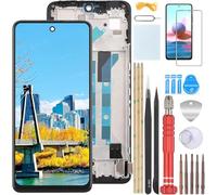 YHX-OU 6.67" Nero+Telaio TFT Display LCD per Xiaomi Redmi Note 12 PRO 4G 2209116AG LCD Schermo Touch Screen Digitizer Assemblea E Strumenti di Installazione+1 Pezzo Vetro temperato
