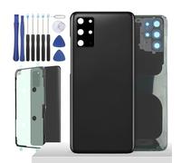 YHX-OU 6.7'' Nero Copribatteria per Samsung Galaxy S20 Plus SM-G985 SM-G985F Copri Batteria Sostituzione Posteriore Ricambio Posteriore Back Cover + Strumento di Installazione