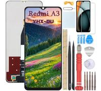 YHX-OU 6.71" Nero Display LCD per Xiaomi Redmi A3 23129RN51X LCD Schermo Touch Screen Digitizer Assemblea E Strumenti di Installazione+1 Pezzo Vetro temperato