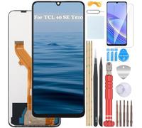 YHX-OU 6.75" Nero Display per TCL 40 SE T610K T610K2 T610P T610P2 LCD Schermo Touch Screen Digitizer Assemblea E Strumenti di Installazione +1 Pezzo Vetro temperato