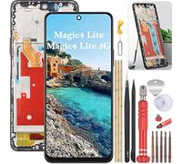 YHX-OU 6.81" Nero con Cornice Schermo per Honor Magic4 Lite 5G Honor Magic4 Lite Any-LX1 Any-LX2 Any-LX3 LCD Display Touch Screen Digitizer Ricambio Assembly con Utensili Inclusi