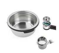 YHX-OU Doppio portafiltro compatibile con le macchine da caffè Ninja Luxe Cafe ES601 e ES701, resistente alla pressione, realizzato in acciaio inox poroso (argento)