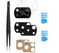 YHX-OU Per Xiaomi Poco x3 NFC Mi 10T Lite Poco X3 Poco X3 Pro Lente Vetro Camera Posteriore [2 Pezzi] con pinzette + [2 pezzi] Camera vetro temperato
