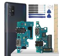 YHX-OU Presa di Ricarica per Samsung Galaxy A71 SM-A715F SM-A715F/DS SM-A715F/DS SM-A715F/DSN Dock Connector Port Charger Porta Microfono Audio Jack Flex Cavo + Strumento di Installazione