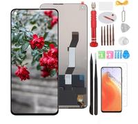 YHX-OU Schermo LCD completo per Xiaomi Mi 10T 5G Mi 10T Pro 5G Schermo LCD Display Set Digitalizzatore Touch Screen Ricambio + Strumento + Vetro Temperato (Nero)