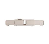 YHxFlux Mensola multimediale Mobile TV a scomparsa bianco a cassettiera da 4 pezzi, semplice e moderno, mobile for la casa per televisori