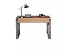 YHxFlux Scrivania per computer Comodino in pelle di sella moderno semplice tavolo for PC minimalista leggero lusso piccolo camera da letto bambini studio per lo studio(120 * 60 * 75cm)