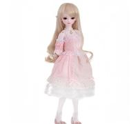 YHYQiFei 1/4 Bjd Doll 40,6 cm Anime Ball Joint Doll SD Doll Handmade Trucco da Collezione Action Figure Home Desktop Decor e Gift Set (H)