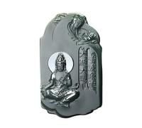 YHYQiFei Hetian Jade Natural nefrite jade quan yin Ciondolo Amuleto intagliato a mano Buona fortuna Amuleto Giada Gioielli Feng Shui cinese, Giada etiana, Ciondolo in giada hetian nefrite naturale