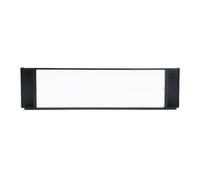 yhyttr Mascherina stereo, adatta for A3 8L A6 4B/Seat Toledo Leon/Fiat Scudo Cruscotto 1 DIN Telaio CD Copertura radio pannello frontale dell'autoradio