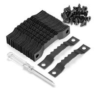 YHYZ Set di ganci per cornici a denti di sega (grandi), 30 ganci per cornici a dente di sega (30 pezzi) + 60 viti + cacciavite, per pittura, foto, opere d'arte, orologio, decorazione della casa