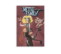 YHZCSCDXY Poster decorativo da parete su tela a tema anime Metal Family, stile classico, a sangue caldo, per camera da letto, 30 x 45 cm, senza cornice