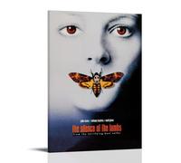 YHZCSCDXY Poster su tela con motivo "Il silenzio degli innocenti", serie TV Modern Classics, decorazione artistica da parete per camera da letto, 40 x 60 cm, con cornice