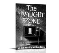 YHZCSCDXY Poster su tela con motivo The Twilight Zone Modern Classics Movies TV Series, decorazione artistica da parete per camera da letto, 30 x 45 cm, con cornice