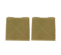 YHZNAGEM 2 toppe tattiche con sistema Molle con gancio e anello, 10 cm x 10 cm, per toppe tattiche per morale, badge, zaini, gilet, borse (colore malvagio)