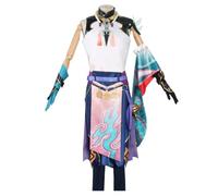 YIAIU Costume cosplay Anime Klee Hutao Genshin Impact Tutti i personaggi Cosplay Uniforme Set Halloween Party Outfit, Xiao., X-Small