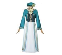 YIAIU Costume cosplay Anime Klee Hutao Genshin Impact Tutti i personaggi Cosplay Uniforme Set Halloween Party Outfit, Akademiya-donne, XX-Large