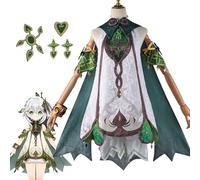 YIAIU Costume cosplay Anime Klee Hutao Genshin Impact Tutti i personaggi Cosplay Uniforme Set Halloween Party Outfit, Nahida, XX-Large