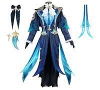 YIAIU Costume cosplay Anime Klee Hutao Genshin Impact Tutti i personaggi Cosplay Uniforme Set Halloween Party Outfit, Neuvillette, Small