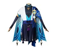 YIAIU Costume cosplay Anime Klee Hutao Genshin Impact Tutti i personaggi Cosplay Uniforme Set Halloween Party Outfit, Viandante, XXX-Large
