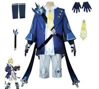 YIAIU Costume cosplay Anime Klee Hutao Genshin Impact Tutti i personaggi Cosplay Uniforme Set Halloween Party Outfit, Mika Schmidt, Small