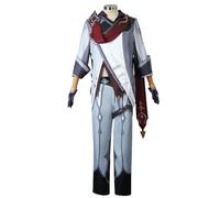 YIAIU Costume cosplay Anime Klee Hutao Genshin Impact Tutti i personaggi Cosplay Uniforme Set Halloween Party Outfit, Tartaglia, X-Small