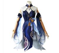 YIAIU Costume da anime Klee Hutao Genshin Impact, per cosplay, set di uniformi per feste di Halloween (Ningguang, XL)