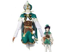 YIAIU Costume per cosplay, anime Klee Hutao Genshin Impact, set di uniformi per cosplay e feste di Halloween (Venti, S)